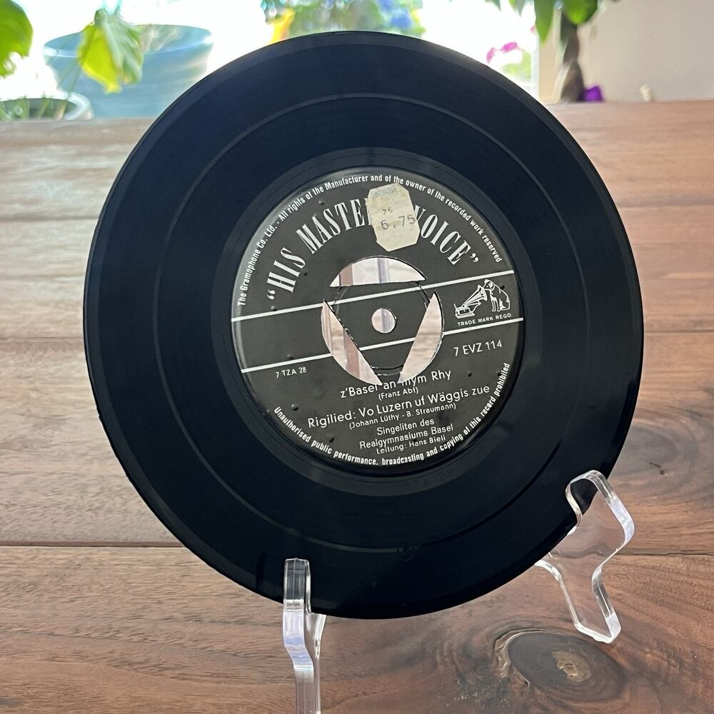 Schüler Der Realschule Sissach Z'Basel An Mym Rhy 45rpm His Masters Voice EVZ114